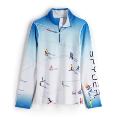 SPYDER BIRDS EYE-ZIP T-NECK