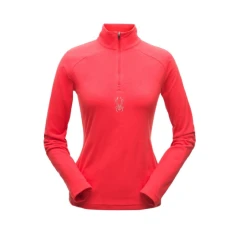 SPYDER SHIMMER ZIP T-NECK