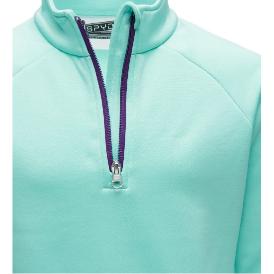 SPYDER GIRLS SAVONA-ZIP T-NECK