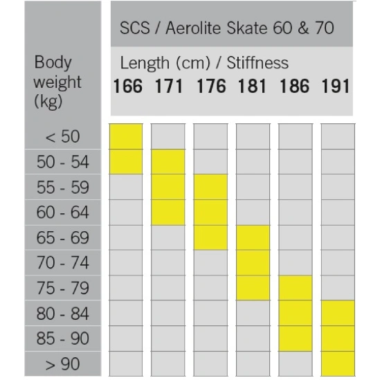 FISCHER AEROLITE SKATE 60 + CONTROL SKATE