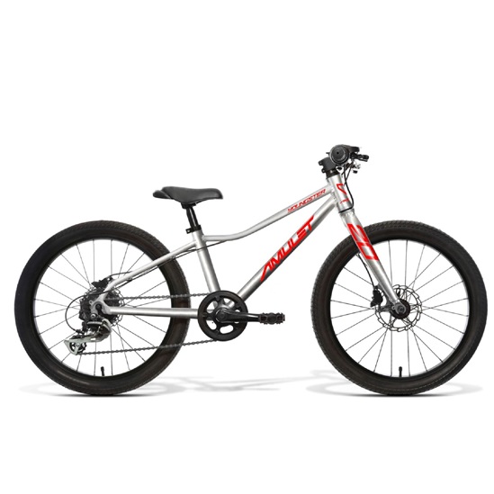 AMULET 20 YOUNGSTER SH, ALU BRUSHED TRANSPARENT/RED