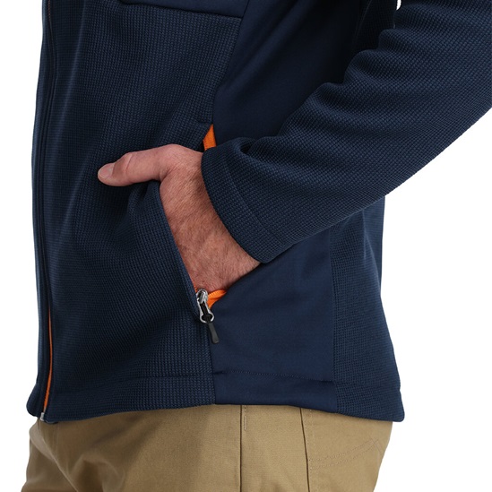 SPYDER M BANDIT HOODED JACKET-TRUE NAVY