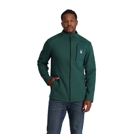 SPYDER M BANDIT JACKET-CYPRESS GREEN