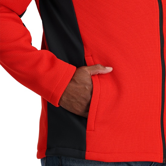 SPYDER M BANDIT JACKET-VOLCANO