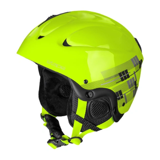 Etape – dětská lyžařská přilba GEMINI, žlutá fluo