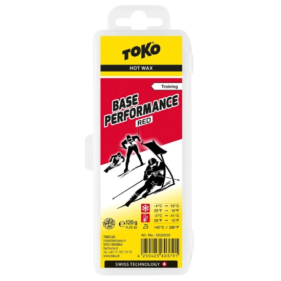 TOKO Base Performance Red 120g, červený parafín