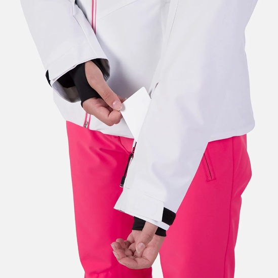 ROSSIGNOL W STRAWPILE JKT white