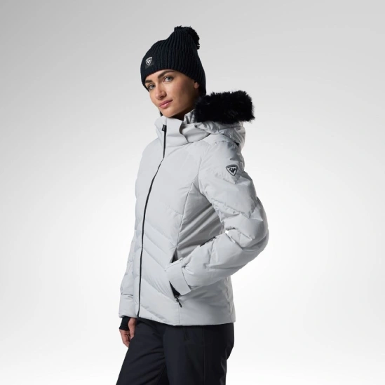 ROSSIGNOL W STACI INSULATED JKT-SILVER PEARLY