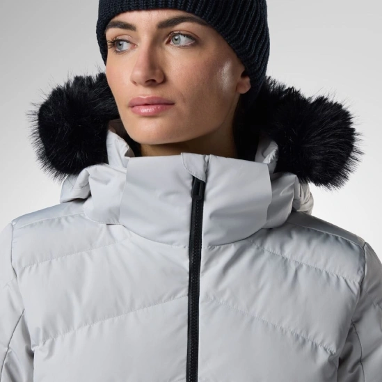 ROSSIGNOL W STACI INSULATED JKT-SILVER PEARLY