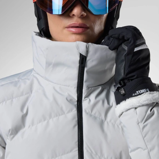 ROSSIGNOL W STACI INSULATED JKT-SILVER PEARLY
