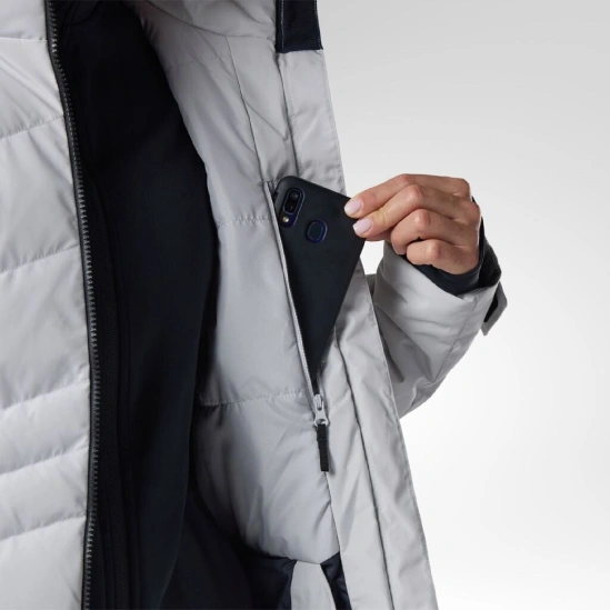 ROSSIGNOL W STACI INSULATED JKT-SILVER PEARLY