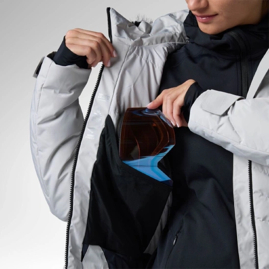 ROSSIGNOL W STACI INSULATED JKT-SILVER PEARLY