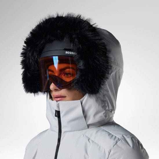 ROSSIGNOL W STACI INSULATED JKT-SILVER PEARLY