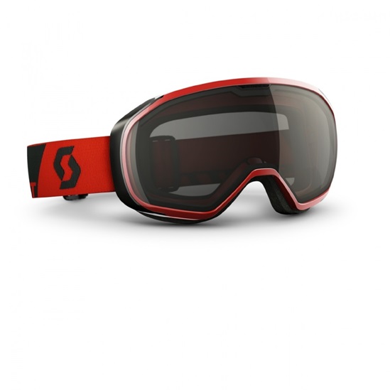 SCOTT FIX neon red - black chrome