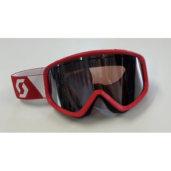 SCOTT FACT RED - SILVER CHROME