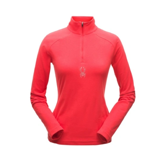 SPYDER SHIMMER ZIP T-NECK